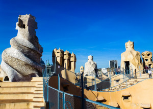 The rooftop of Casa Mila