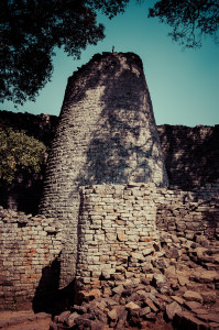 The Conical Tower at Great Zimbabwe Ruins